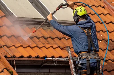 Démoussage et hydrofuge de toiture à Bugard